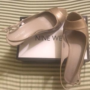 Nine West sling backs heels